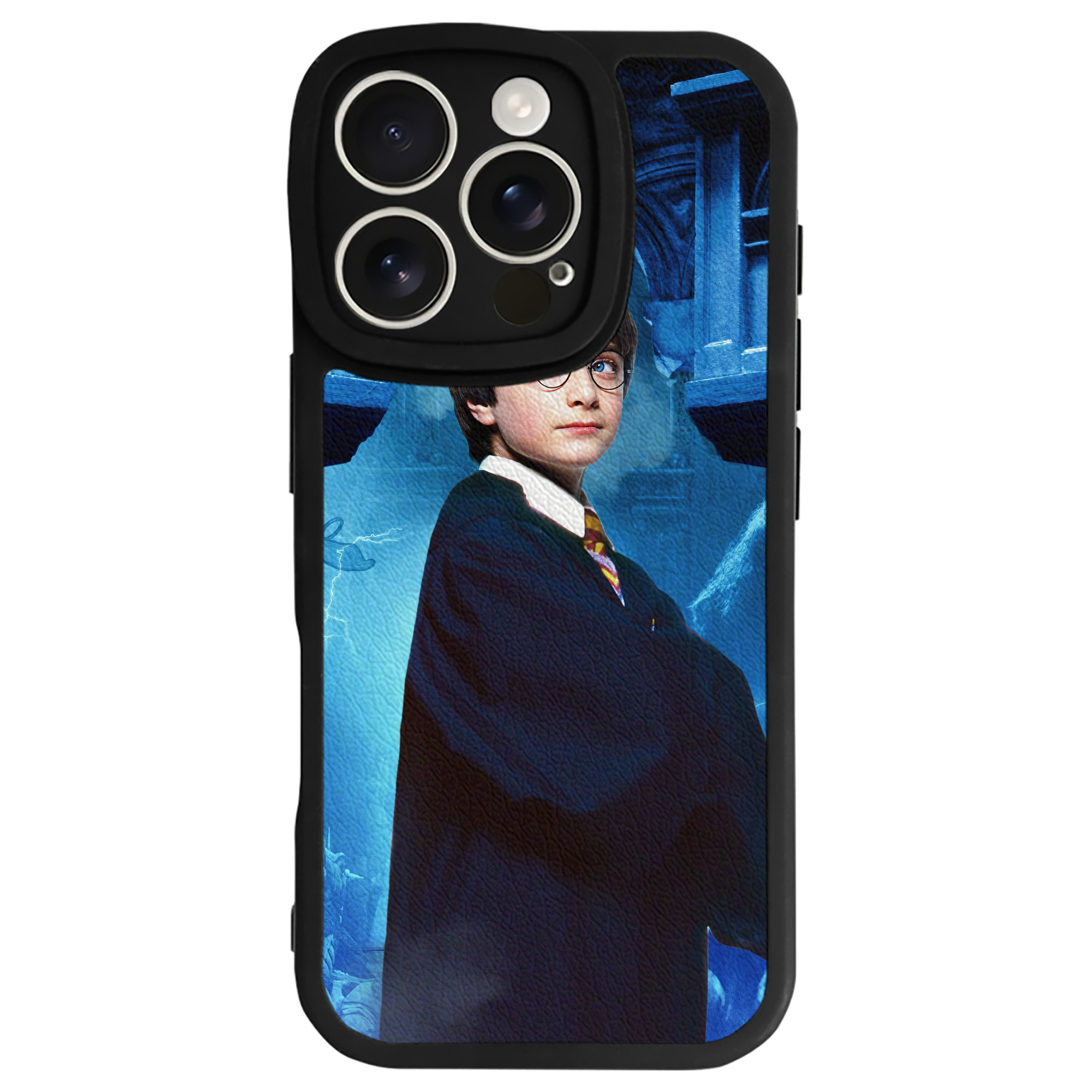 （画像用） Harry Potter ハリー・ポッターシリーズ 【iPhone 16シリーズ対応】シリコンスマホケース（レザー調） 材質：シリコン